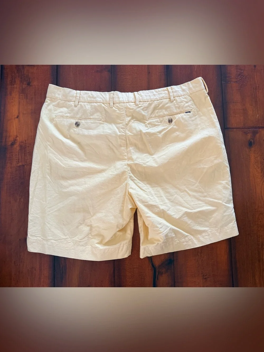 Polo by Ralph Lauren Yellow Flat-Front Men's Shorts